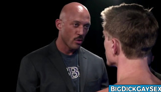 Frat bros with the leader Rocky Steer fucks new pledge Hunter Nash