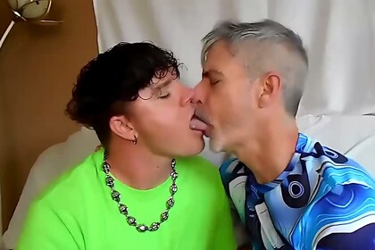 ManPuppy Richard Lennox And Leo Blue Share an Intense Daddy Boy Makeout Session
