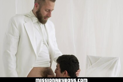 Prude Missionary Boy Sucks Cock to Prove his Worth