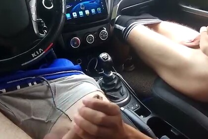 Handsome stranger femboy gets fucked in public on a cruise on the highway for a ride home !