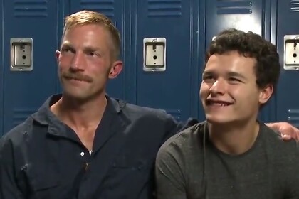 The Creepy Handyman Ties His New up and Fucks Him Senseless