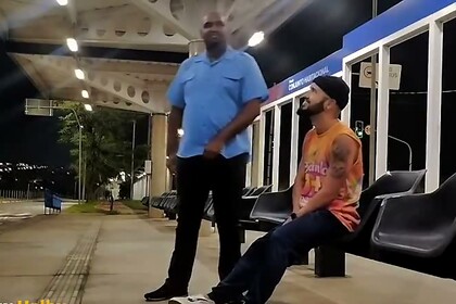 I sucked the driver's dick while waiting for the bus.