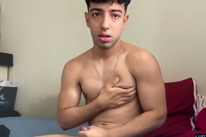 LustForBoys: Henry Lynes Strokes His Thick Uncut Cock And Fingers His Tight Hole