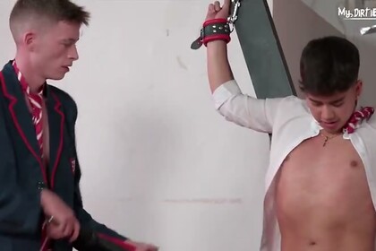 French Dom Meets Latino Stud: Prep Uniform, BDSM & Fetish Play