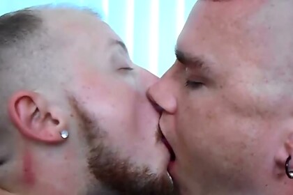Half hour deep kiss
